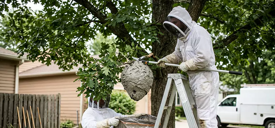 Wasp Nest in Tree Removal Salem